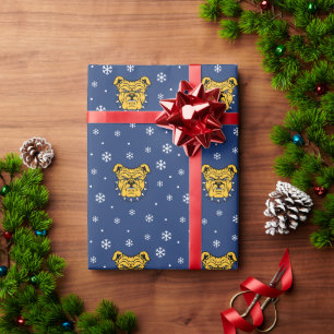 NCA&T Staatsuniversiteit Bulldog gezicht Cadeaupapier