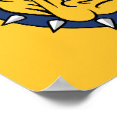 NCA&T Staatsuniversiteit | Bulldog gezicht Poster (Hoek)