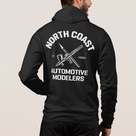 NCAM Cross Zipup Hoodie (Achterkant)