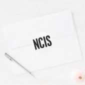 NCIS RONDE STICKER (Envelop)