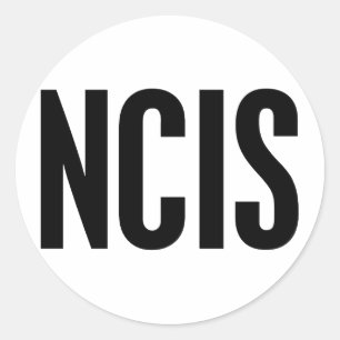 NCIS RONDE STICKER