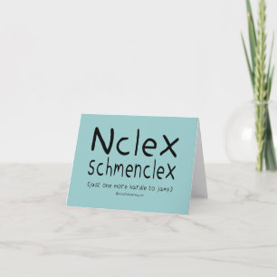NCLEX Schmenclex-verpleegexamen Aankondiging