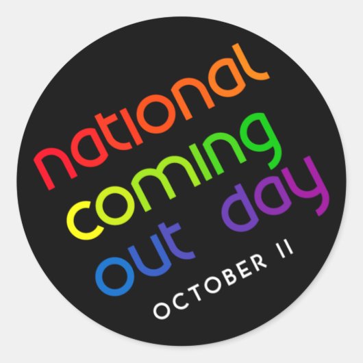 NCOD Rising Round Sticker (Voorkant)