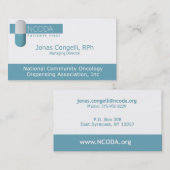 NCODA-Visitekaartje Visitekaartje (Voorkant / Achterkant)