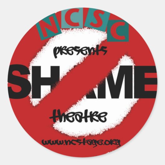 NCSC No Shame Sticker (Voorkant)
