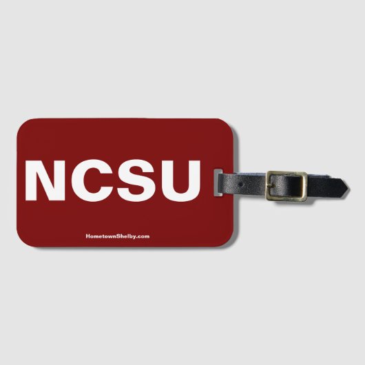 NCSU Bag-Label Bagagelabel (Voorkant (horizontaal))