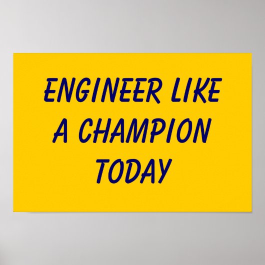 ND-engineer Poster (Voorkant)