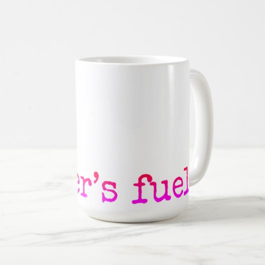 ND voor ES - Mok Jumbo Ombré-tekst WRITER (Voorkant rechts)