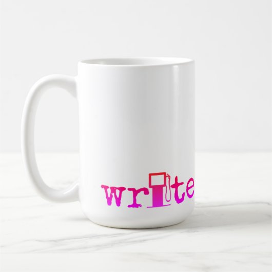 ND voor ES - Mok Jumbo Ombré-tekst WRITER (Links)