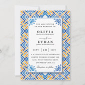 Ndebele invitations traditionnelles de mariage (Devant)