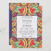 Ndebele invitations traditionnelles de mariage (Devant / Derrière)