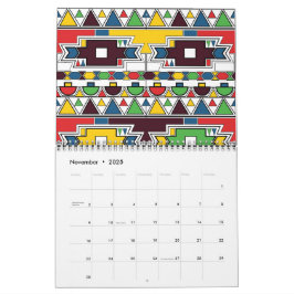 Ndebele-patronen: een jaar van levendige traditie kalender