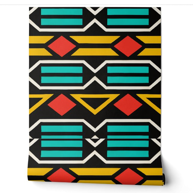 Ndebele Prisma Behang (Afrollen)
