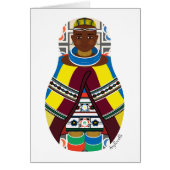 Ndebele, Zuid-Afrikaanse Matryoshka-Kaart (Voorkant)