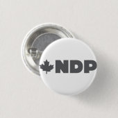 NDP Alternative Logo Ronde Button 3,2 Cm (Voorkant /achterkant)
