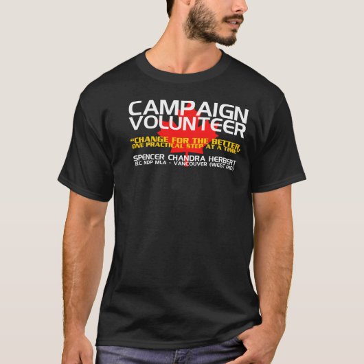 NDP-vrijwilliger T-shirt (Voorkant)
