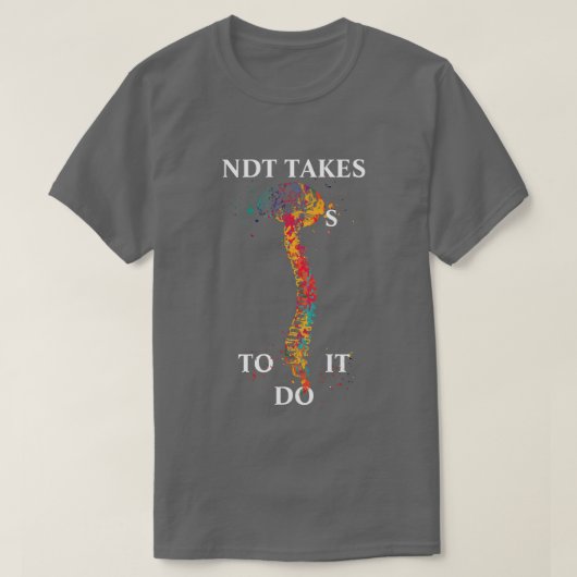 NDT NEEMT HERSENEN R EEG/EP T., CNIM, CLTM, SNELST T-SHIRT (Design voorkant)