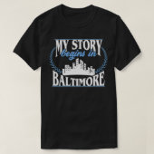 Né à Baltimore Pullover (Design devant)