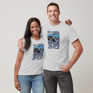 Né (à être) Sauvage - Wild in Style (bleu) T-shirt