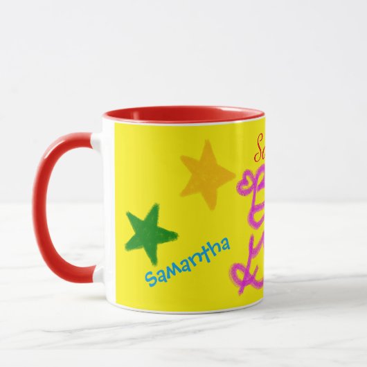 Né à Gab Nom Humour Mug (Gauche)