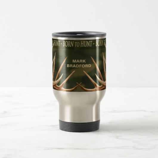 NÉ À LA CHASSE - VOYAGE MUG (2) - CHERCHEURS DE CE (Centre)
