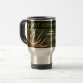 NÉ À LA CHASSE - VOYAGE MUG - LES ANTLERS DE CERFS (Devant gauche)
