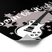 Né À Rock, Forcé À Travailler Poster (Coin)