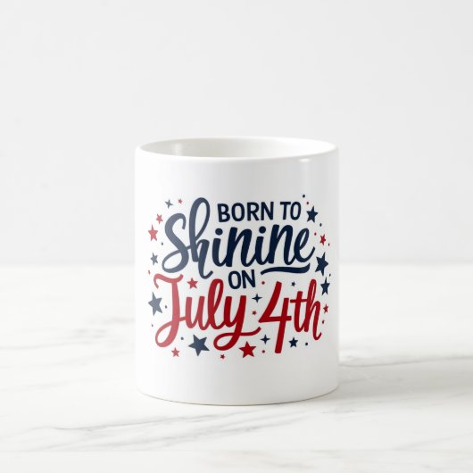 Né à Shine le 4 juillet Mug (Centre)