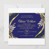 Né à Sparkle - Jolie invitation de 4 juillet (Dos)