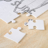 Né Au Surf Puzzle Coloriage Adulte (Côté)