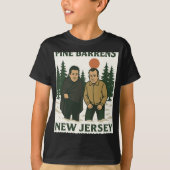 Ne Barrens New Jersey Graphic Design T-shirt (Voorkant)