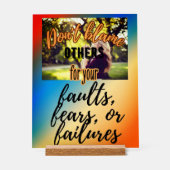 Ne blâmez pas les autres (Recto)