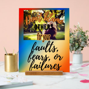 Ne blâmez pas les autres