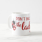 Ne branchez pas Madame Ladybug Mug (Devant gauche)