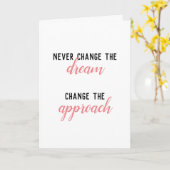 Ne Changez Jamais Le Rêve, Changez La Carte D'Appr (Fleur jaune)