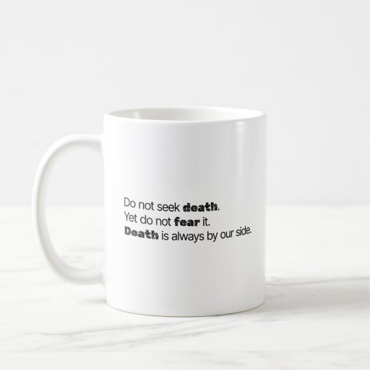 Ne Cherchez Pas De Mug De Mort (Gauche)