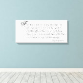 Ne craignez pas - Ésaïe 41:10 Toile de typographie (Insitu (Plancher de Bois))