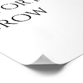 Ne craignez pas le changement - Poster motivationn (Coin)