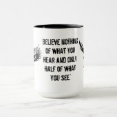 Ne croyez rien de ce que vous entendez la tasse (Centre)