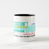 Né dans l'année de Rooster Personnalité Traits Mug (Centre)