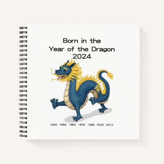 Né dans l'année du Journal de Bébé du Dragon (Devant)