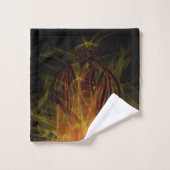 Né De L'Ensemble De Serviettes De Bain Fire Dragon (Gant de toilette)