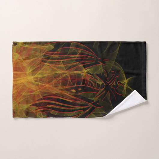 Né De L'Ensemble De Serviettes De Bain Fire Dragon (Serviette à main)