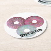 Ne dérange pas ! Dessous-de-verre en papier (Incliné)