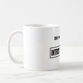 "Ne dérangez pas - introvert tasse de café à (Gauche)