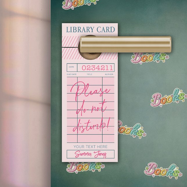 Ne dérangez pas je lis des livres Affichette de po (Créateur téléchargé)