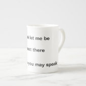 Ne dérangez pas la tasse de Joe (Devant droit)