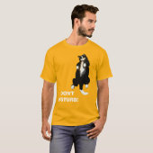NE DÉRANGEZ PAS, T-Shirt de chat endormi (Devant entier)