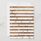 Né Deux Be Wild Woodland Anniversaire Invitation G (Dos)