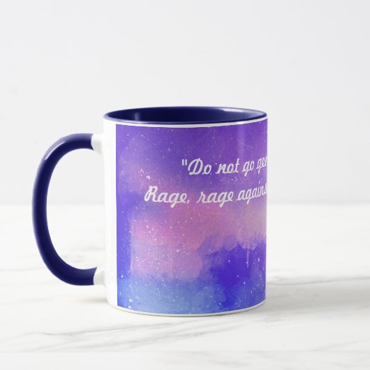 "Ne disparaissent pas" la tasse douce (Gauche)